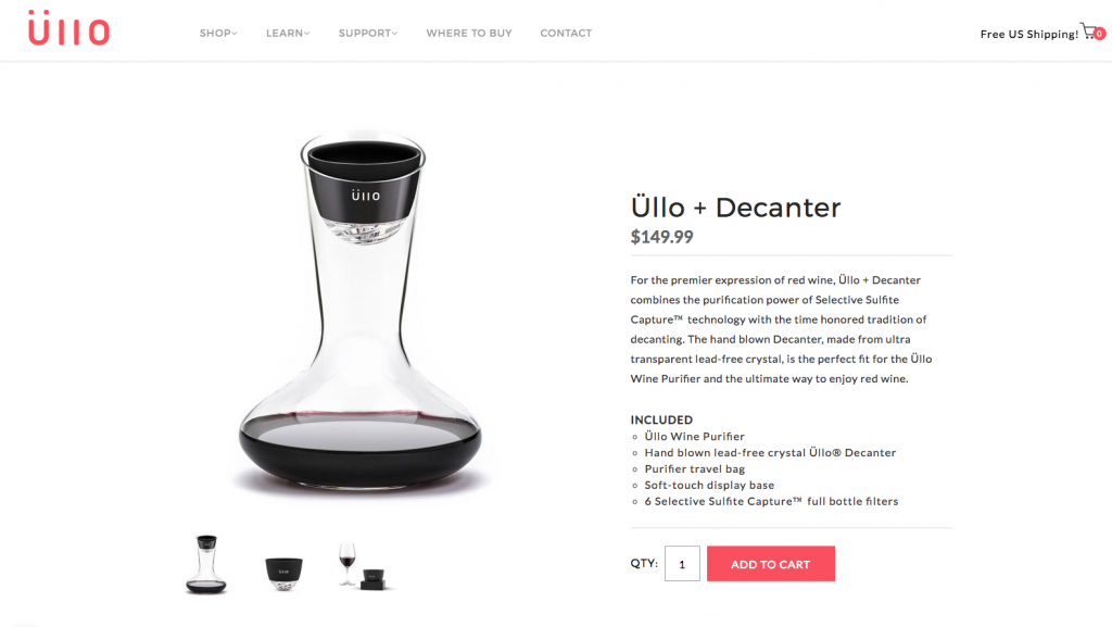 Ullo Product Landing Page